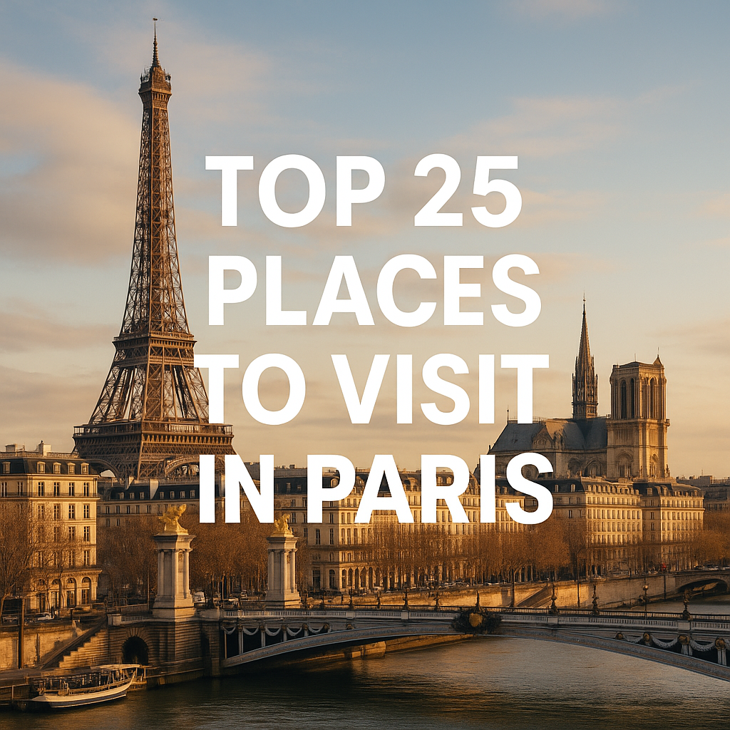 Top 25 Places to visit in Paris
