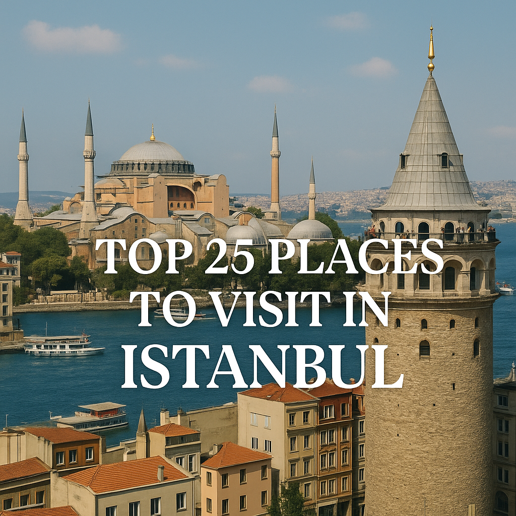 Top 25 Places to visit in Istanbul