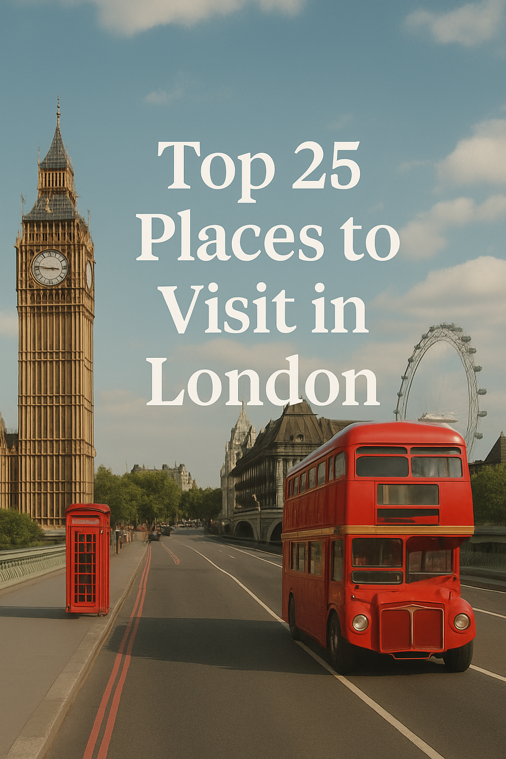 Top 25 Places to visit in London