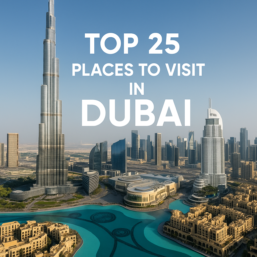 Top 25 Places to visit in Dubai