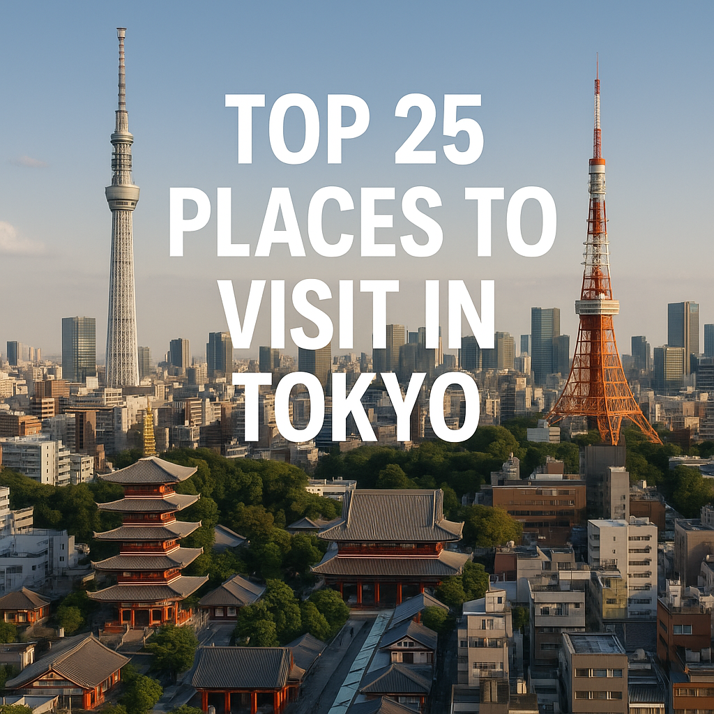 Top 25 Places to visit in Tokyo