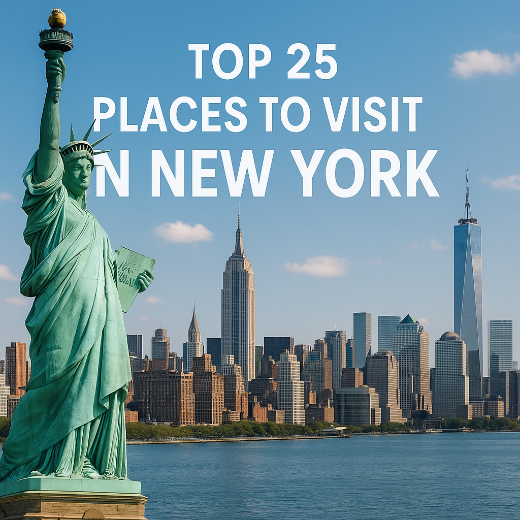 Top 25 Places to visit in New York