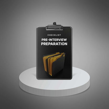 Pre-Interview Preparation - Checklist